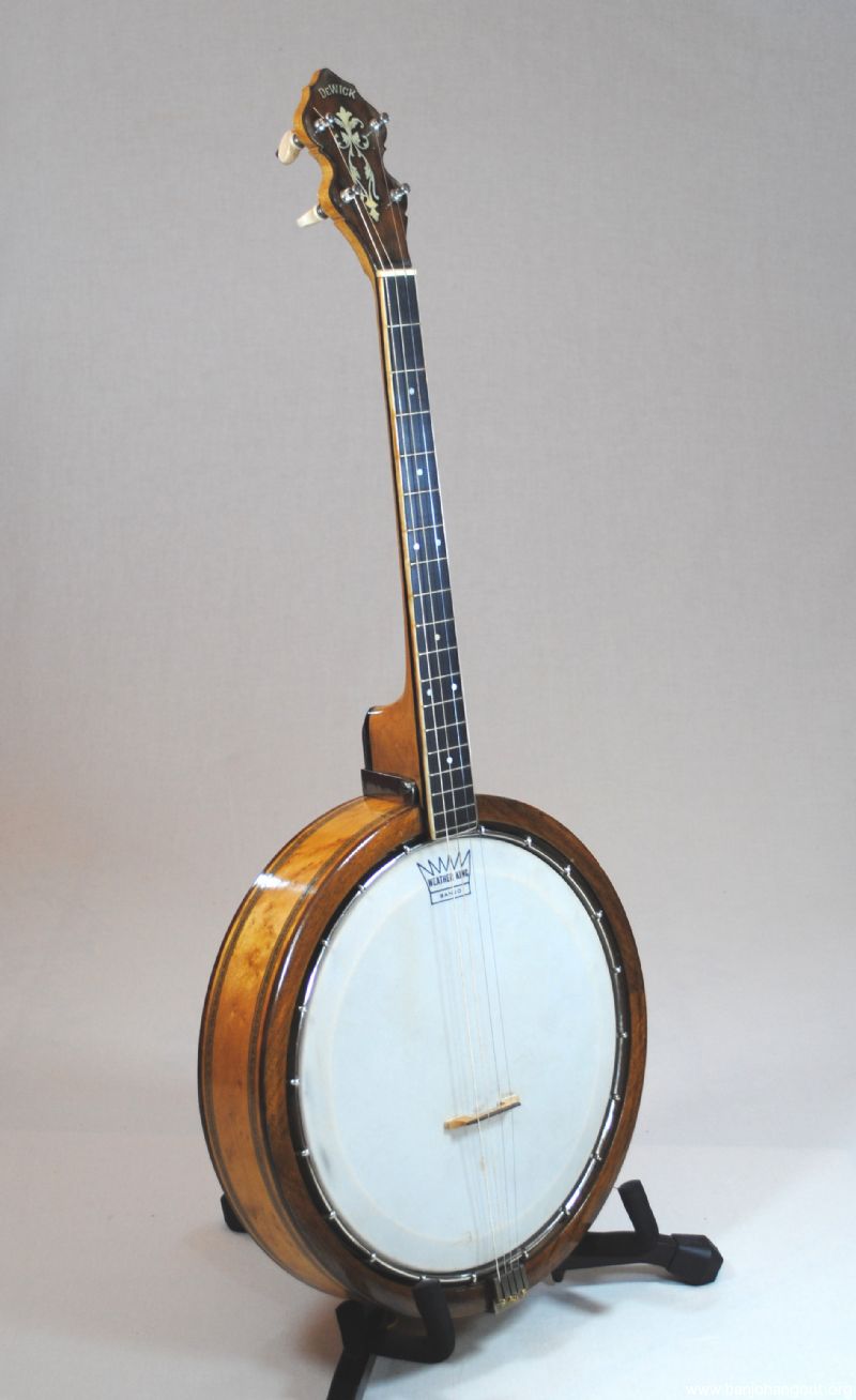 DeWick "Internal Resonator" Tenor Banjo Used Banjo For Sale at