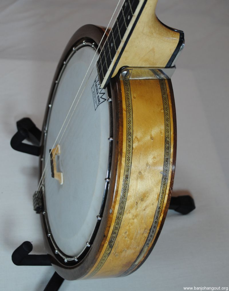 DeWick "Internal Resonator" Tenor Banjo Used Banjo For Sale at
