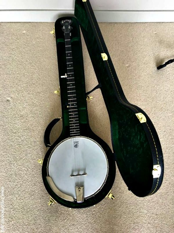 Deering Black Diamond Long Neck Banjo Used Banjo For Sale at