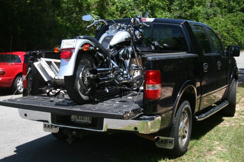 Motorcycle In Short Bed Truck Motorcycle In Short Bed Truck