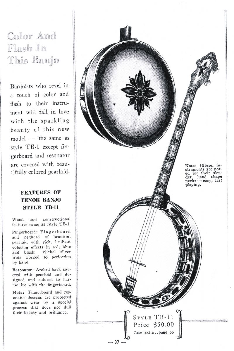 Gibson rb 11 banjo deals