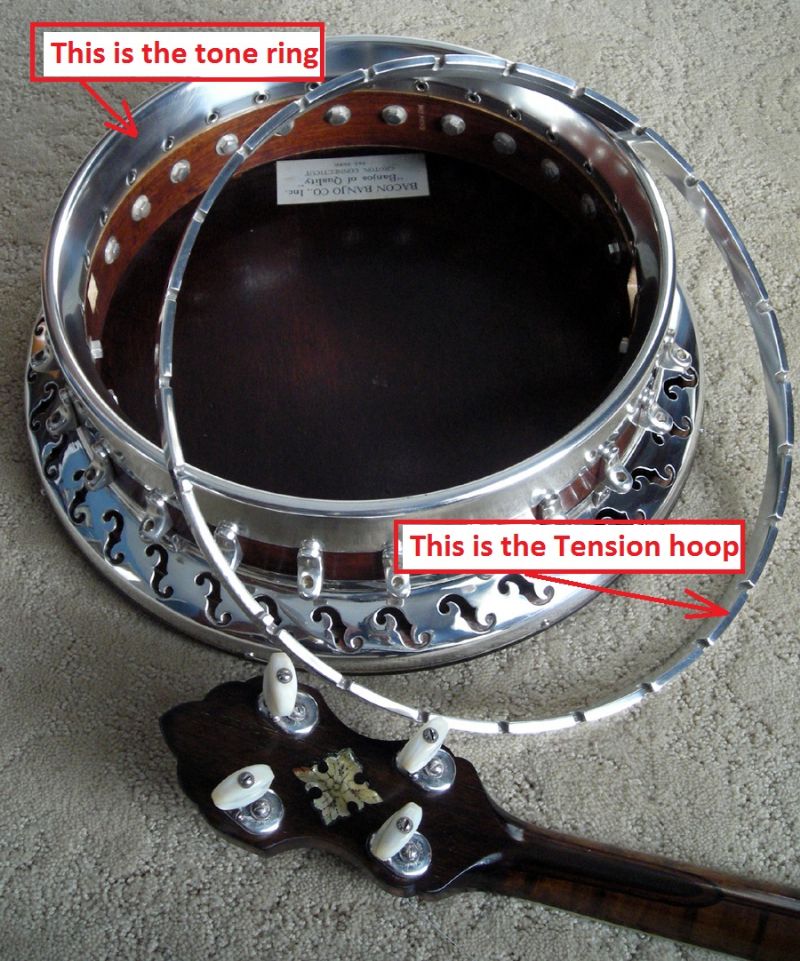 Banjo head and Tone ring Discussion Forums Banjo Hangout