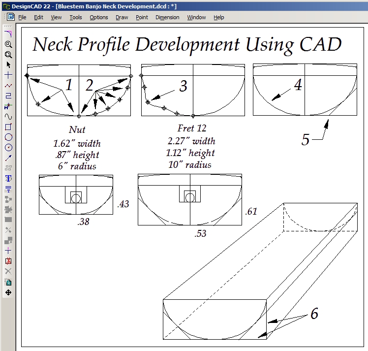 Developing Neck Profiles Using CAD - Discussion Forums - Banjo Hangout developing-neck-profiles-using-cad-discussion-forums-banjo-hangout