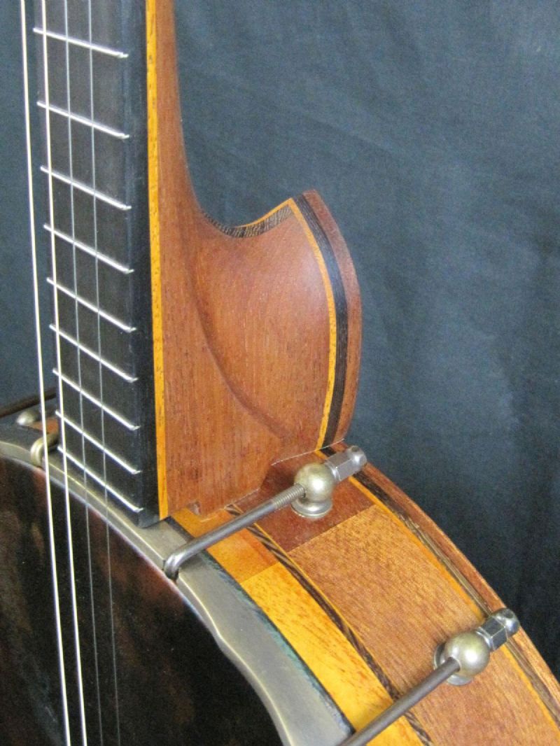 Doc Huff 4-string internal resonaltor cello banjo - heel