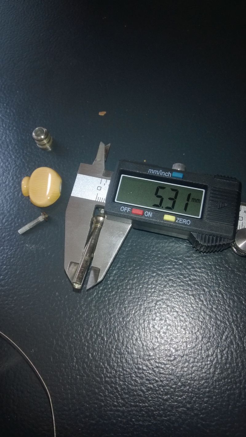 banjo friction tuner shaft width