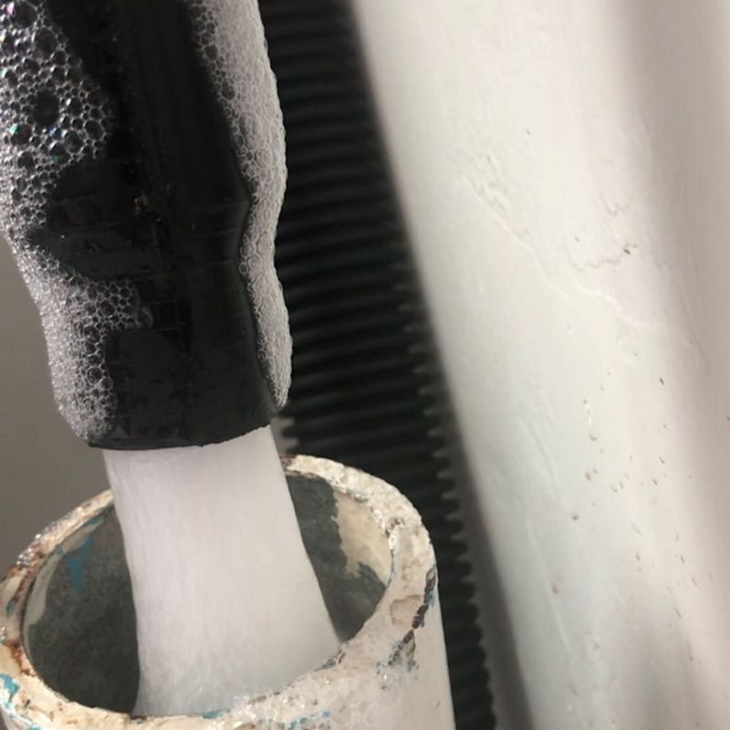 Soap suds coming out of washing machine standpipe. Discussion Forums