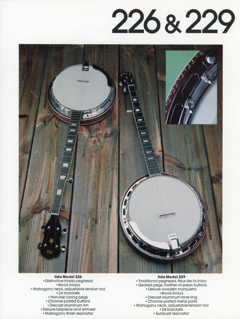 1981 Iida Banjo Catalog images Discussion Forums Banjo Hangout