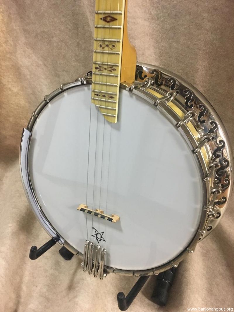 Bacon & Day Silver Bell Montana No. 1 four string tenor banjo Used