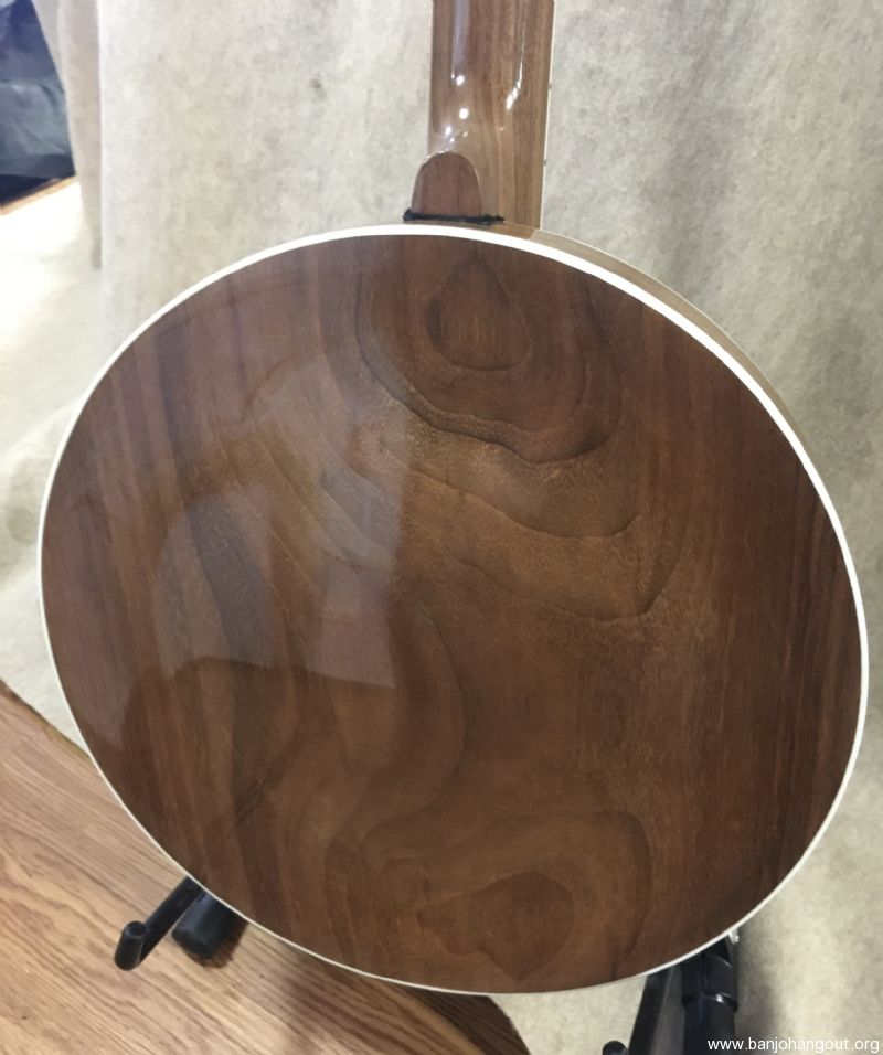Hawthorn RB12 style walnut /chrome banjo Used Banjo For Sale at