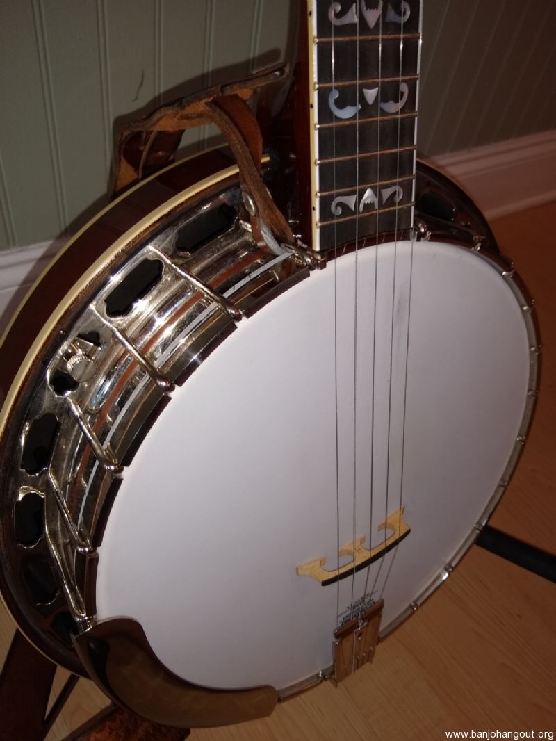 Davis Mahogany Radiused Banjo Used Banjo For Sale at