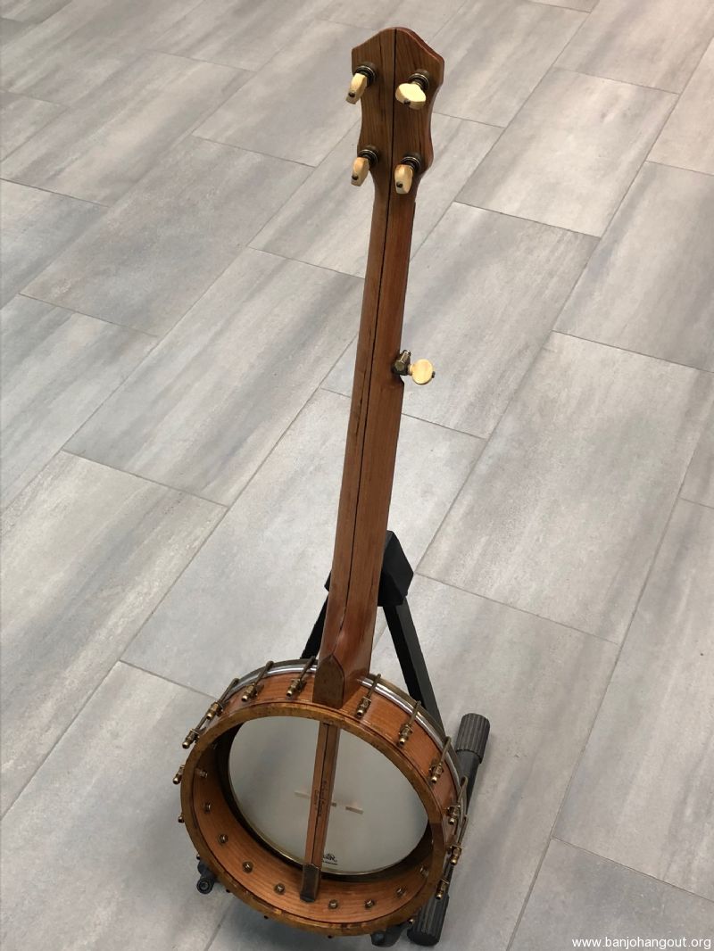 Rickard custom cherry Dobson Used Banjo For Sale at