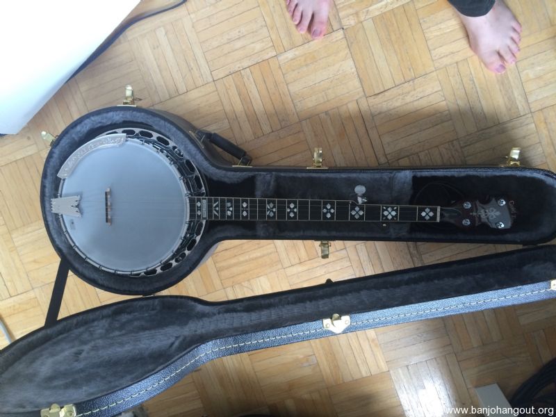 Gold Tone OB250 with HSC, ABSC Clip On Mic and Leather Strap Used