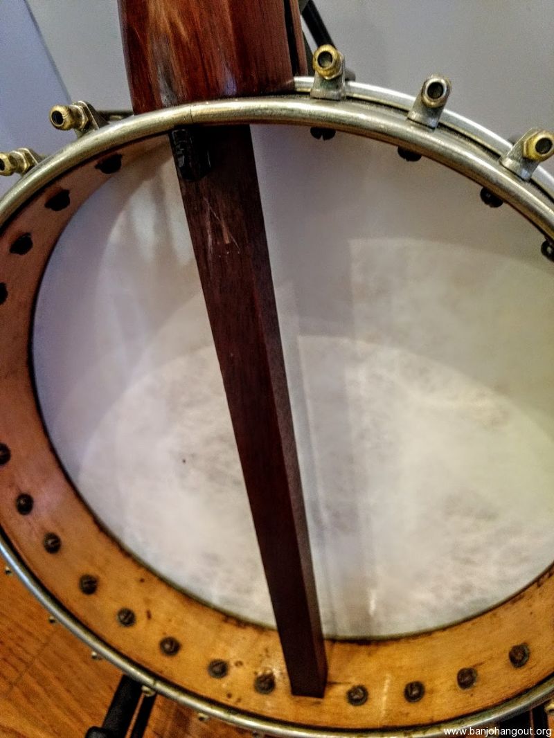 Turn of the Century Open Back Banjo Unknown Maker Used Banjo For Sale at