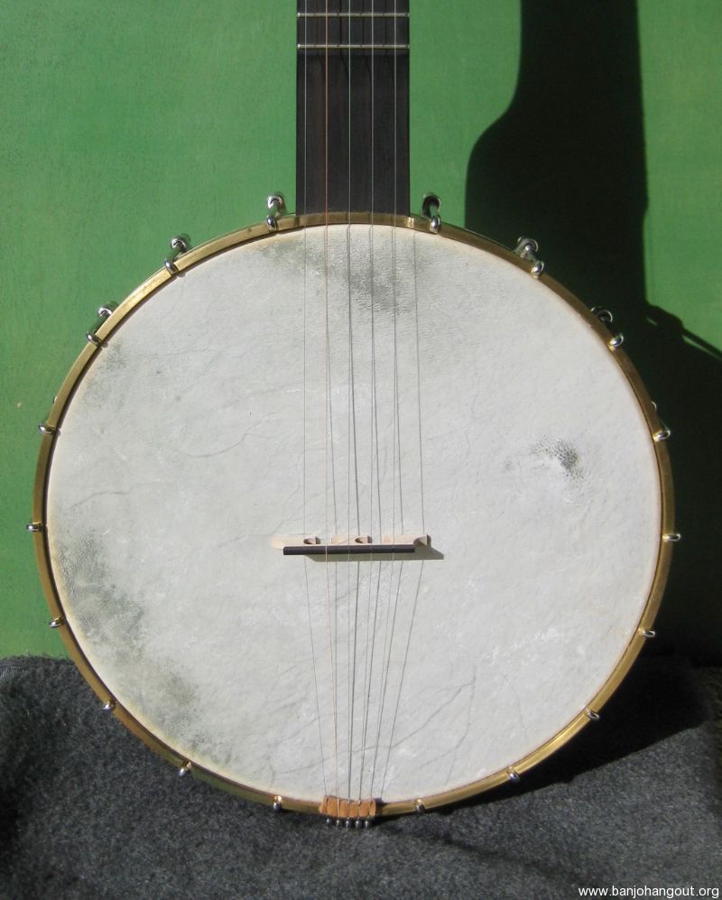 J. Mogi 12Inch Open Back Banjo, Skin Head Used Banjo For Sale at