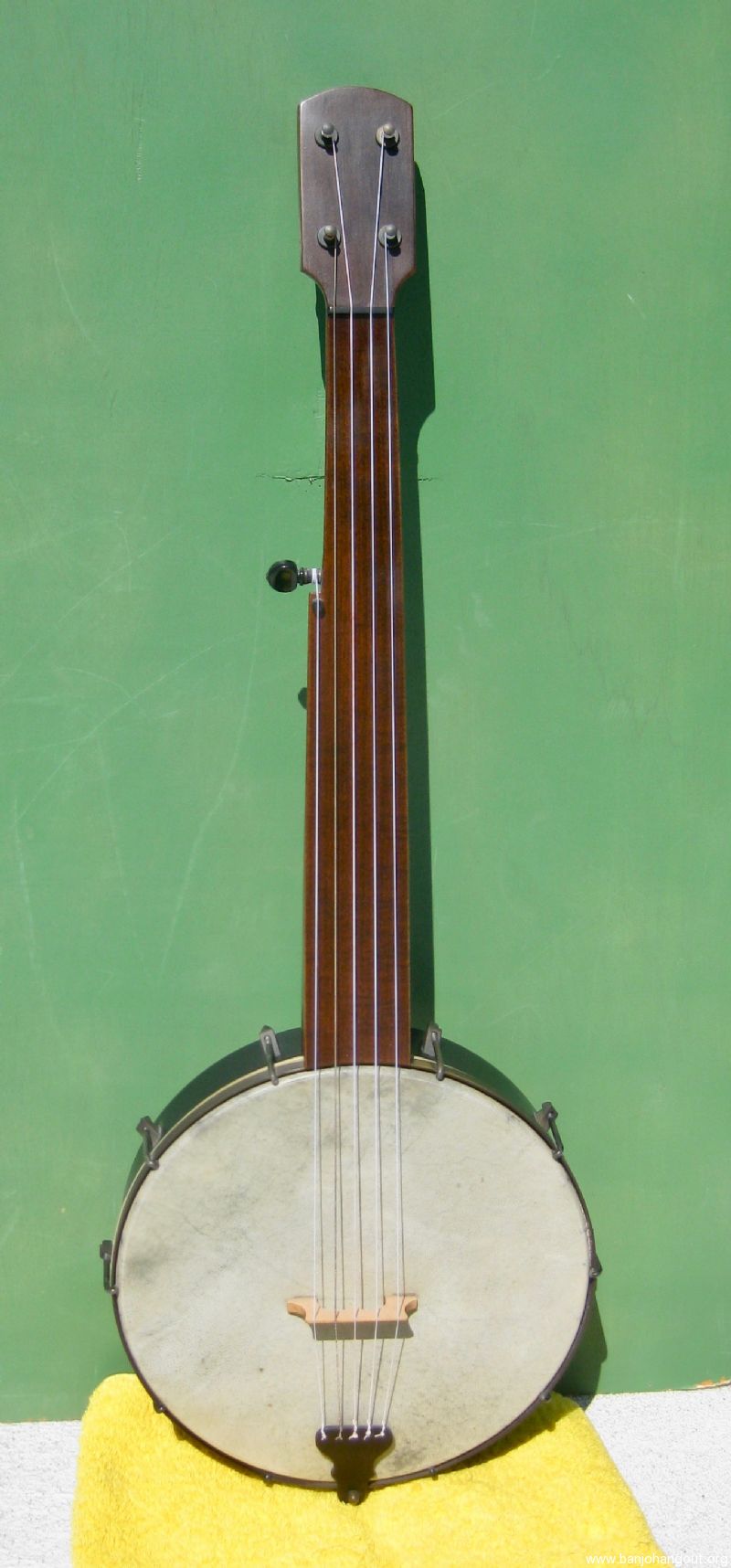 John Bowlin Model 1865 Fretless Banjo Used Banjo For Sale at