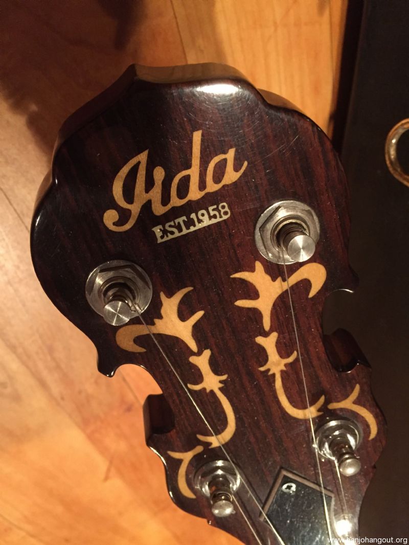 For Sale Iida Masterclone bluegrass banjo, resonator and case