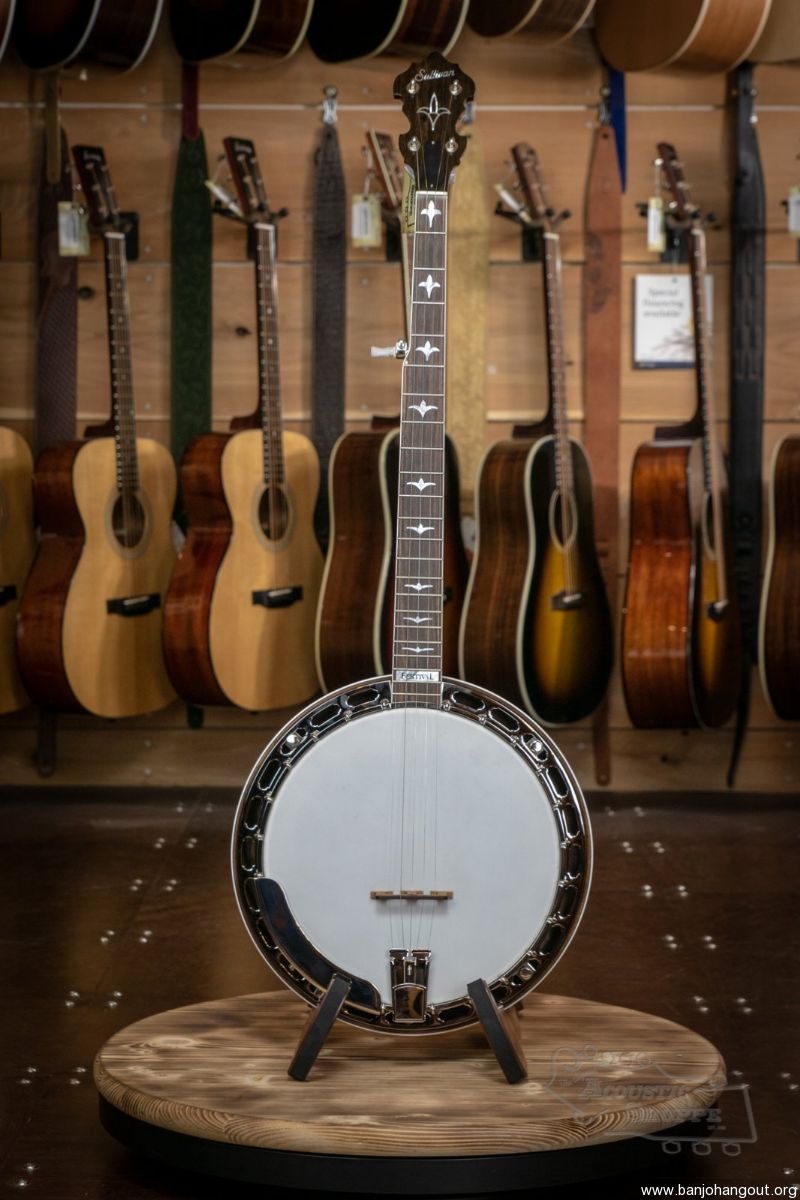 Sullivan Festival Mahogany Banjo F08174 Used Banjo For Sale at