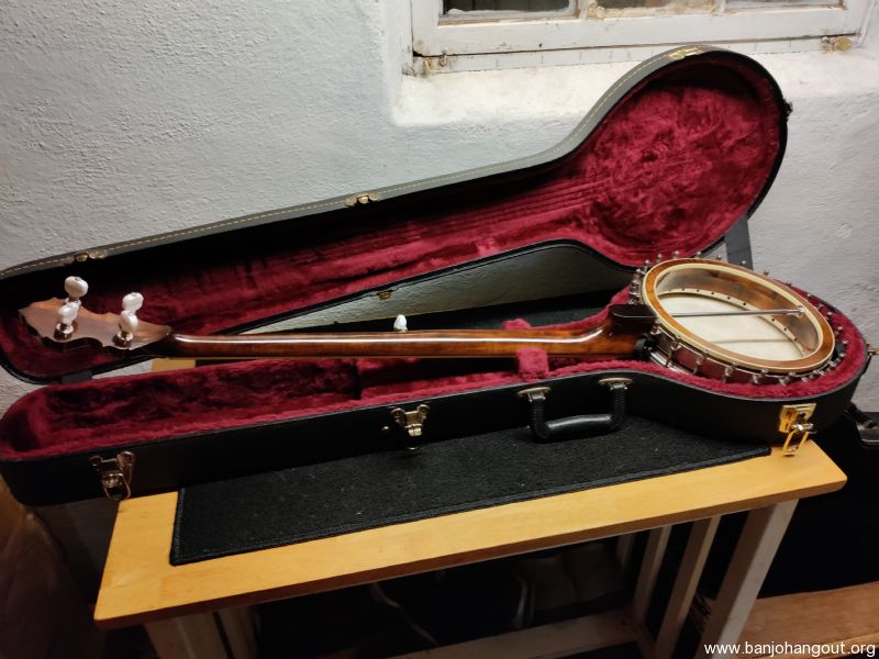 Wildwood Minstrel long neck banjo Used Banjo For Sale at