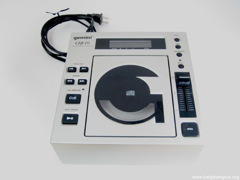 SOLD Gemini CDJ10 CD player with pitch control Banjo Hangout