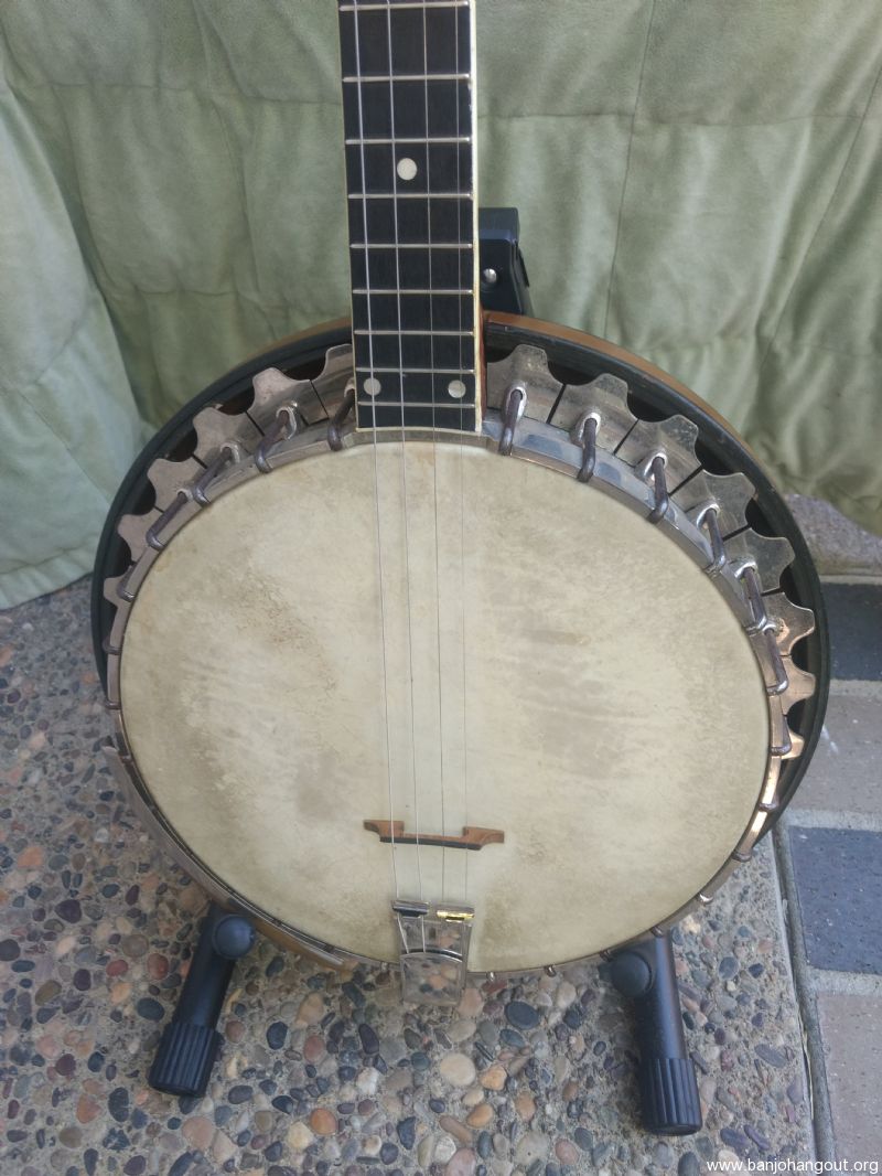 Vega Professional Plectrum Banjo W/Case, Resonator, Bracket Key Used