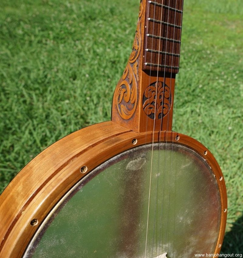 CAROLINA BANJO CO. Habdmade cherry banjo. Used Banjo For Sale from