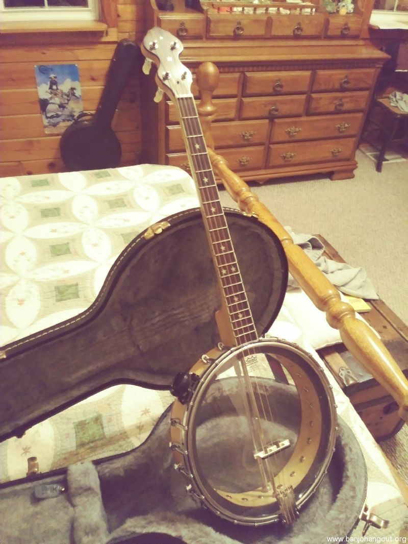 Pilgrim 19 fret Series VPB09T CELTIC DAWN MODEL 2 OPEN BACK BANJO w video Used Banjo For Sale at BanjoBuyer