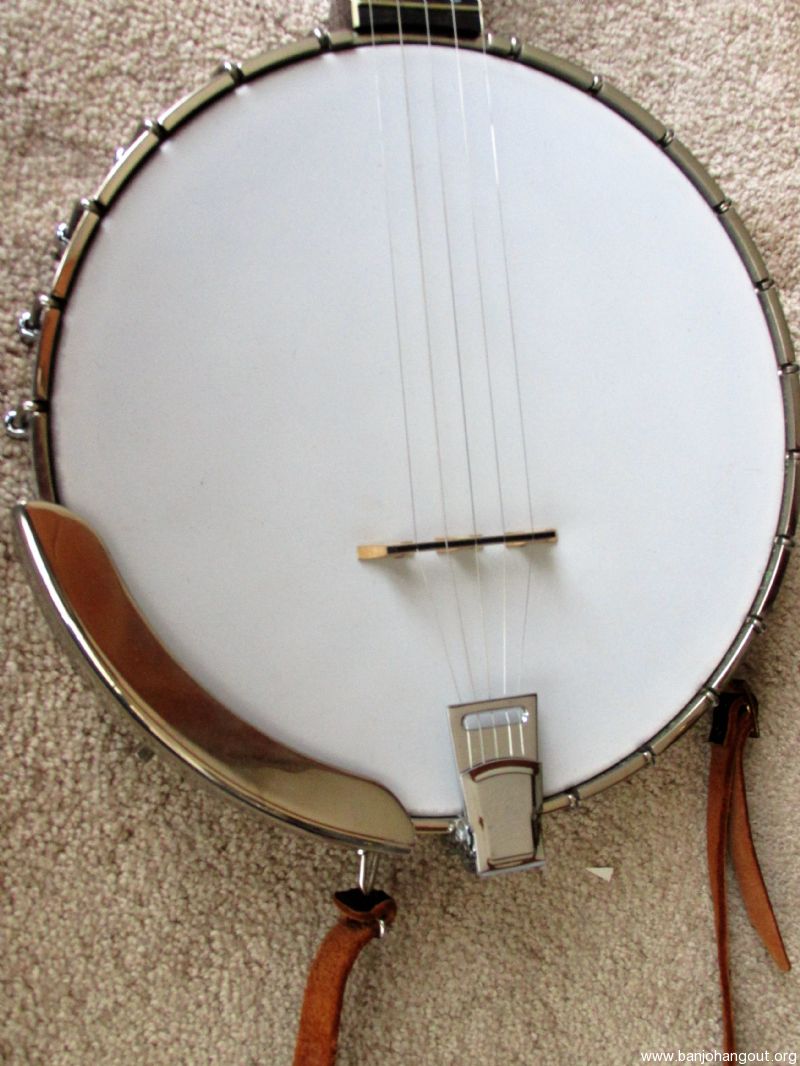 Vintage vega 5 string long neck banjo pete seeger model serial a