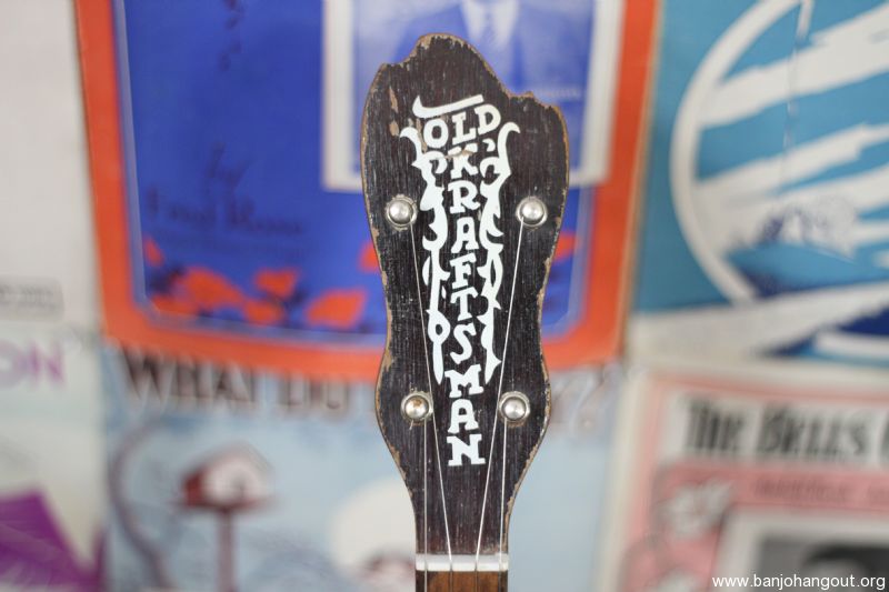 Old Kraftsman Openback Skinhead Used Banjo For Sale at