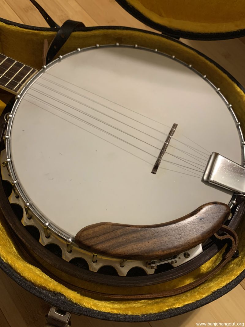 For Sale Vintage 1970s AluminumPot Banjo in Great Condition