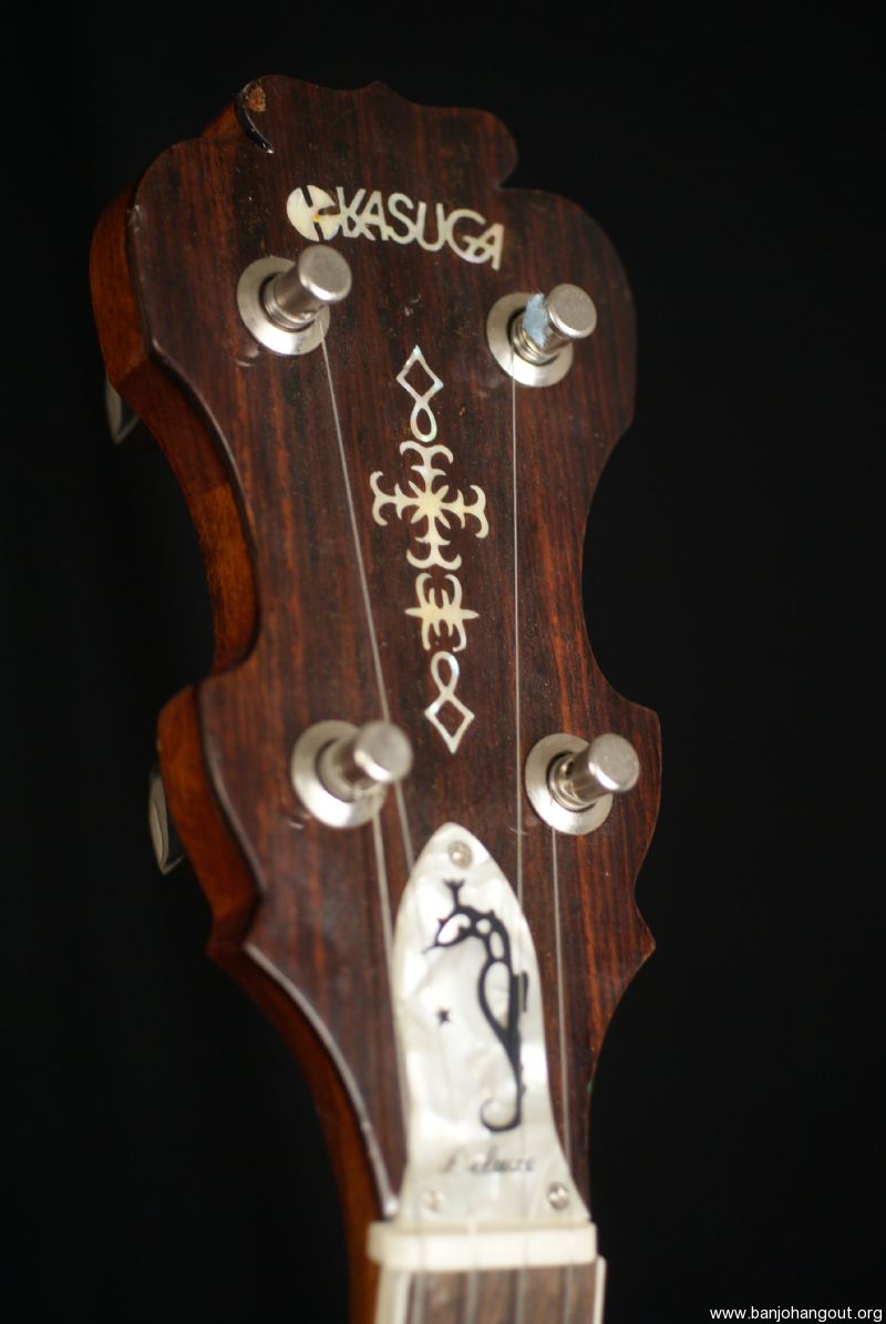 For Sale Kasuga Deluxe 5 string Banjo Made in JAPAN