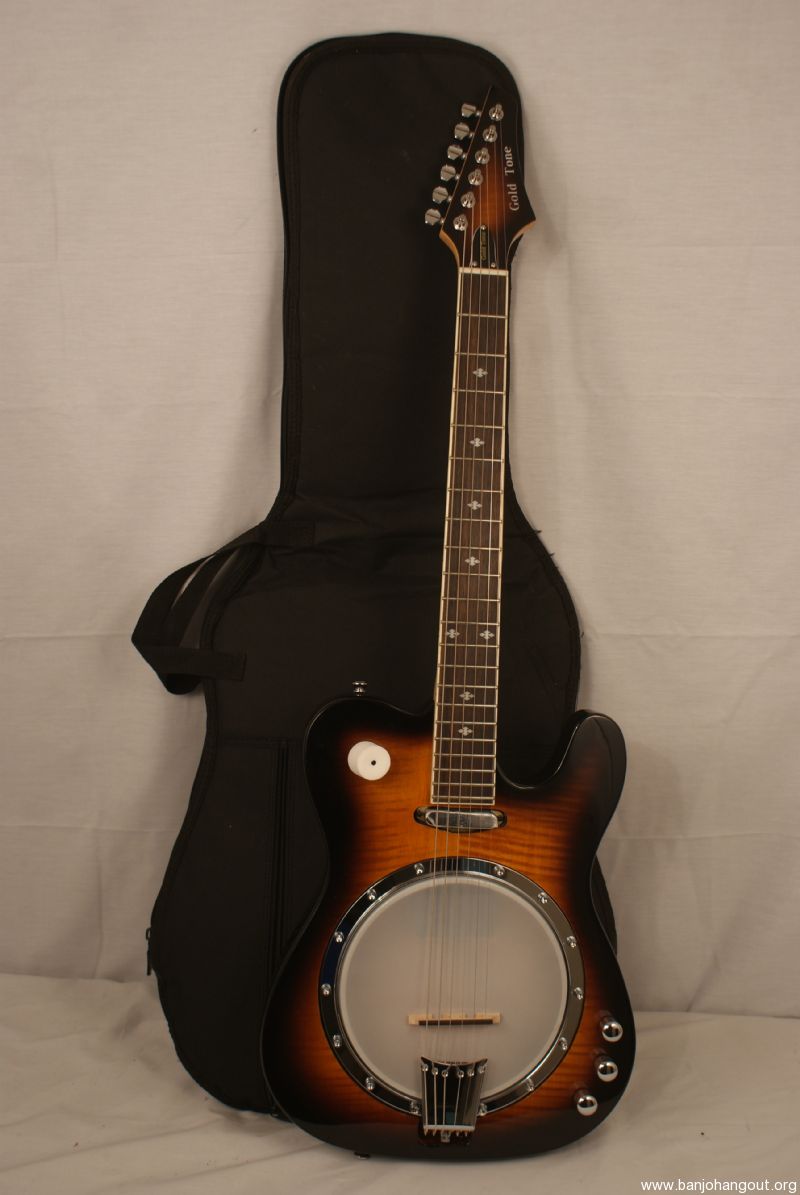 New Old Stock Gold Tone EBT 6 string electric banjitar Banjo Guitar ...