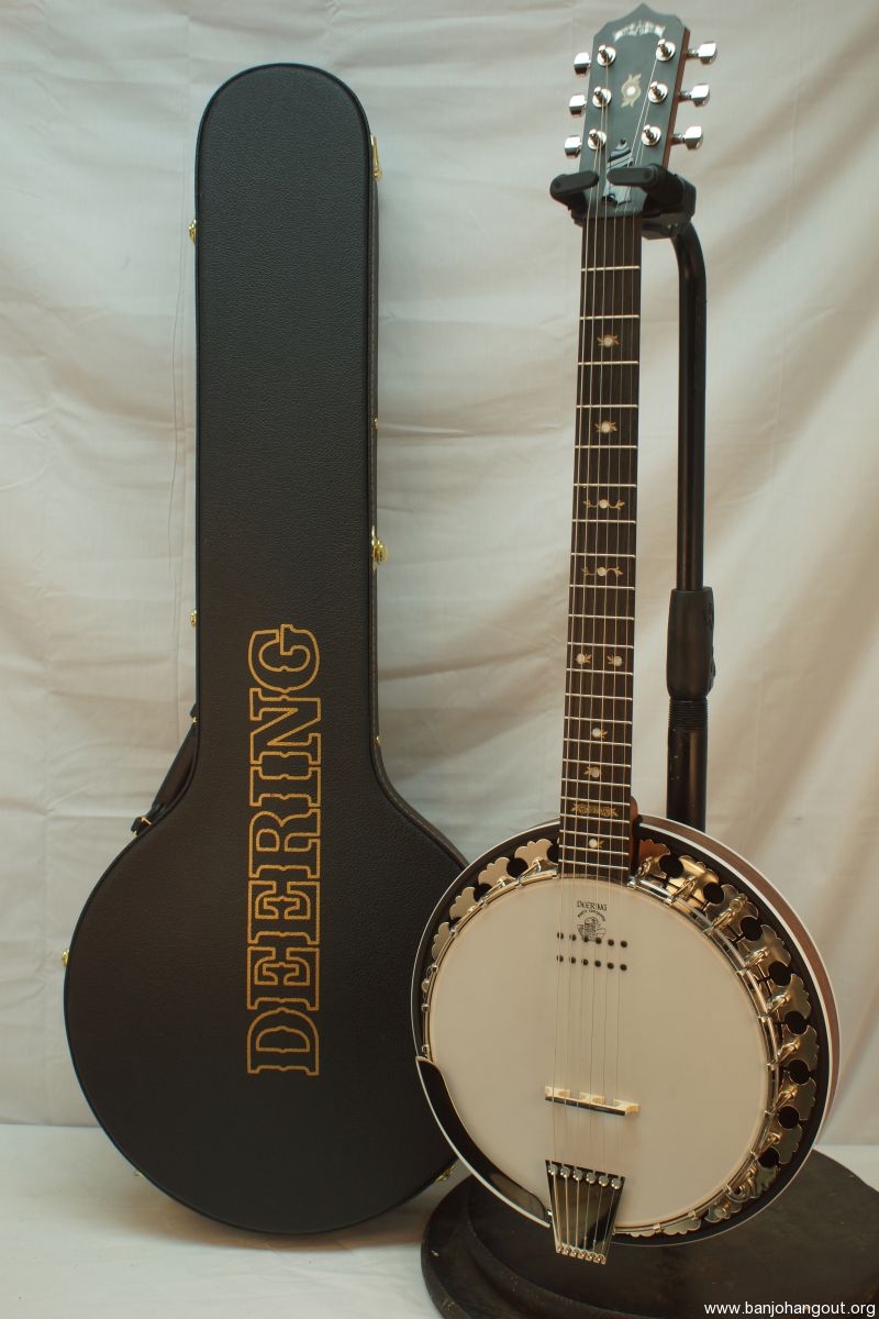 NEW Deering Boston 6 string Acoustic Electric Banjitar Banjo Guitar