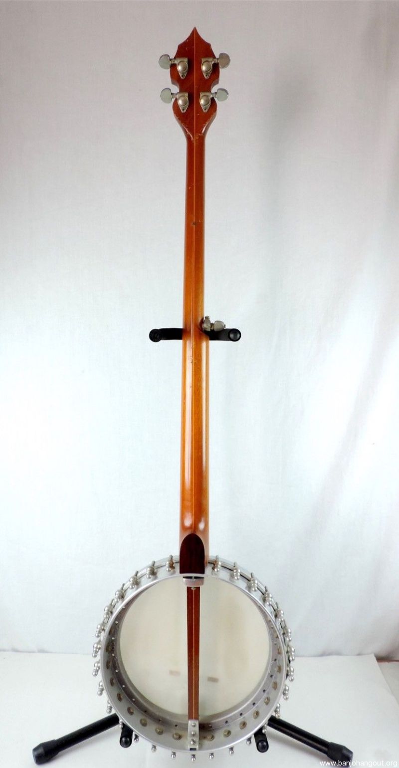 1960 s ode muse model 33 open back 5 string long neck banjo used
