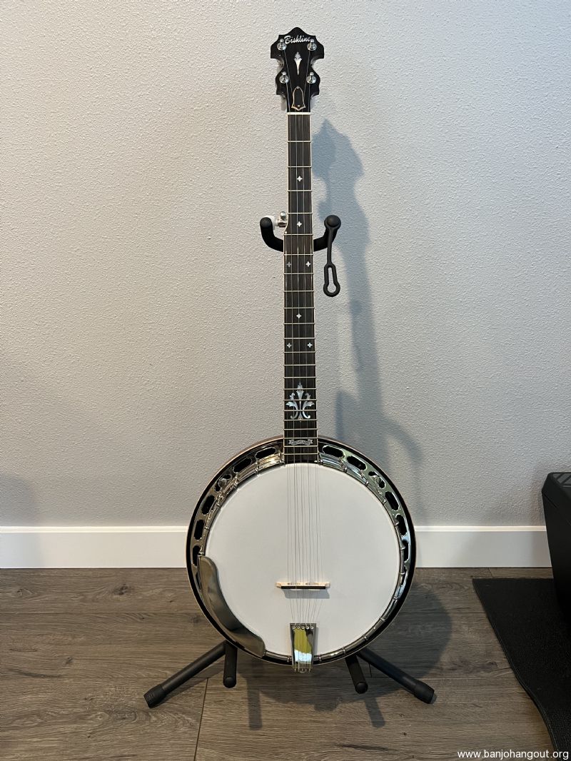 Bishline Heirloom Mahogany Used Banjo For Sale at