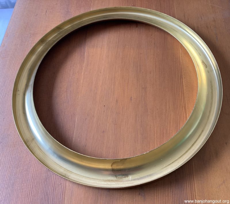 SOLD 11" brass Dobson tone ring SALE PENDING Banjo Hangout