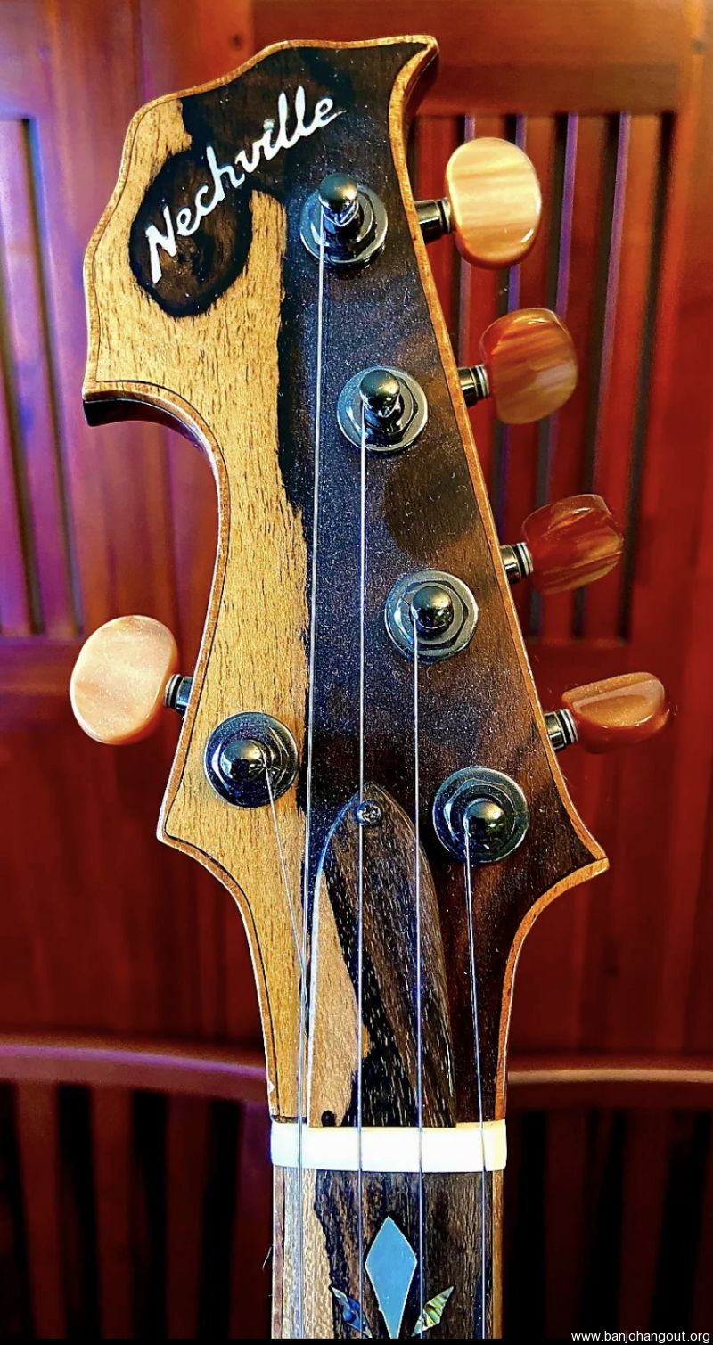 Nechville Custom Helimount 5String Custom Banjo With PopOff Resonator