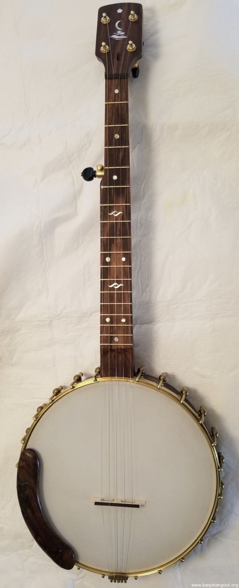 OpenBack Banjo "Short" Scale (A) by Stone Banjo of PA Custom Artisan quality Used Banjo