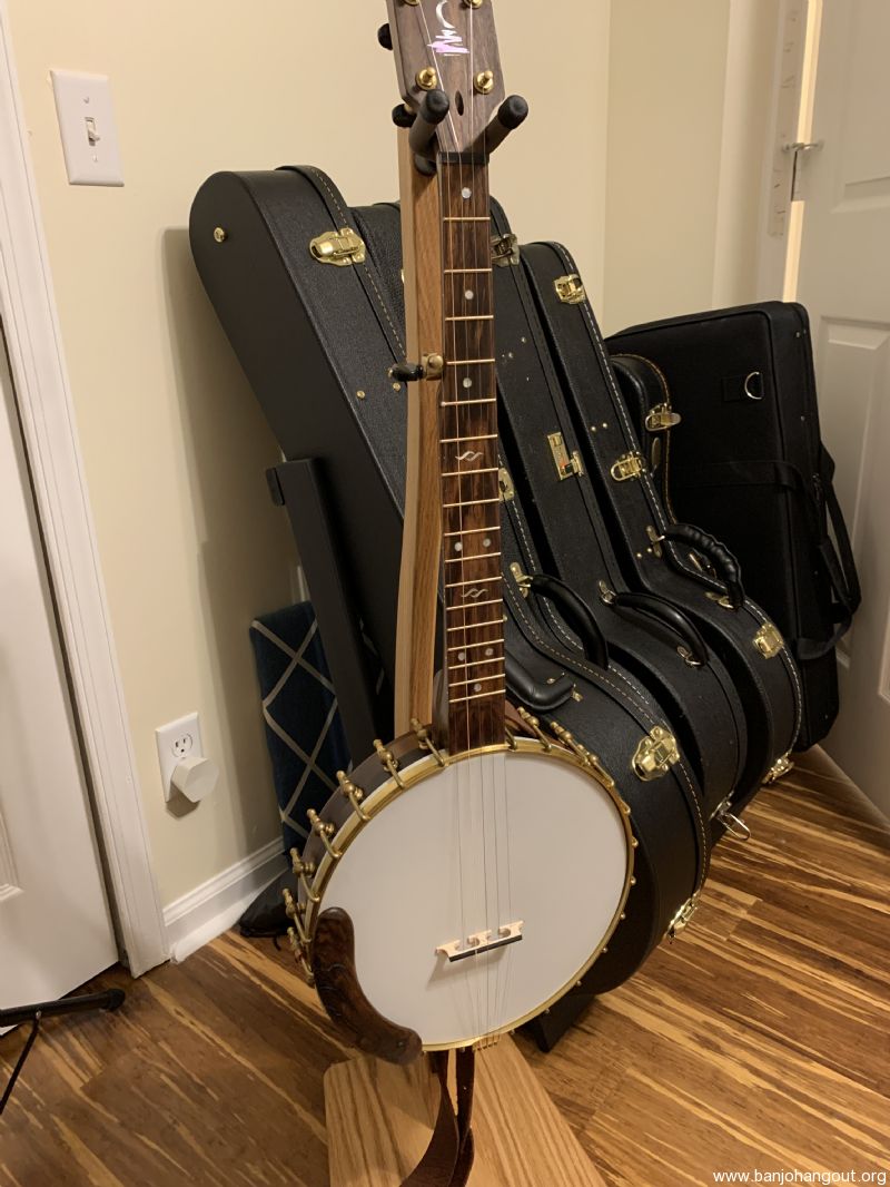 OpenBack Banjo "Short" Scale (A) by Stone Banjo of PA Custom