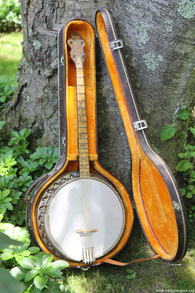 Bacon & Day Sultana Silver Bell Tenor Banjo Used Banjo For Sale at