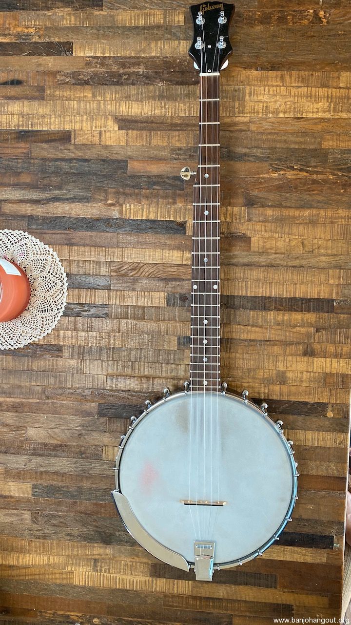 Gibson RB 170 Late 1960 s model Open Back Banjo. Used Banjo