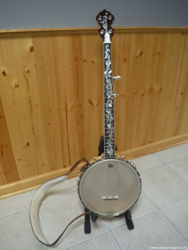 Left Handed Open Back Banjo Used Banjo For Sale at