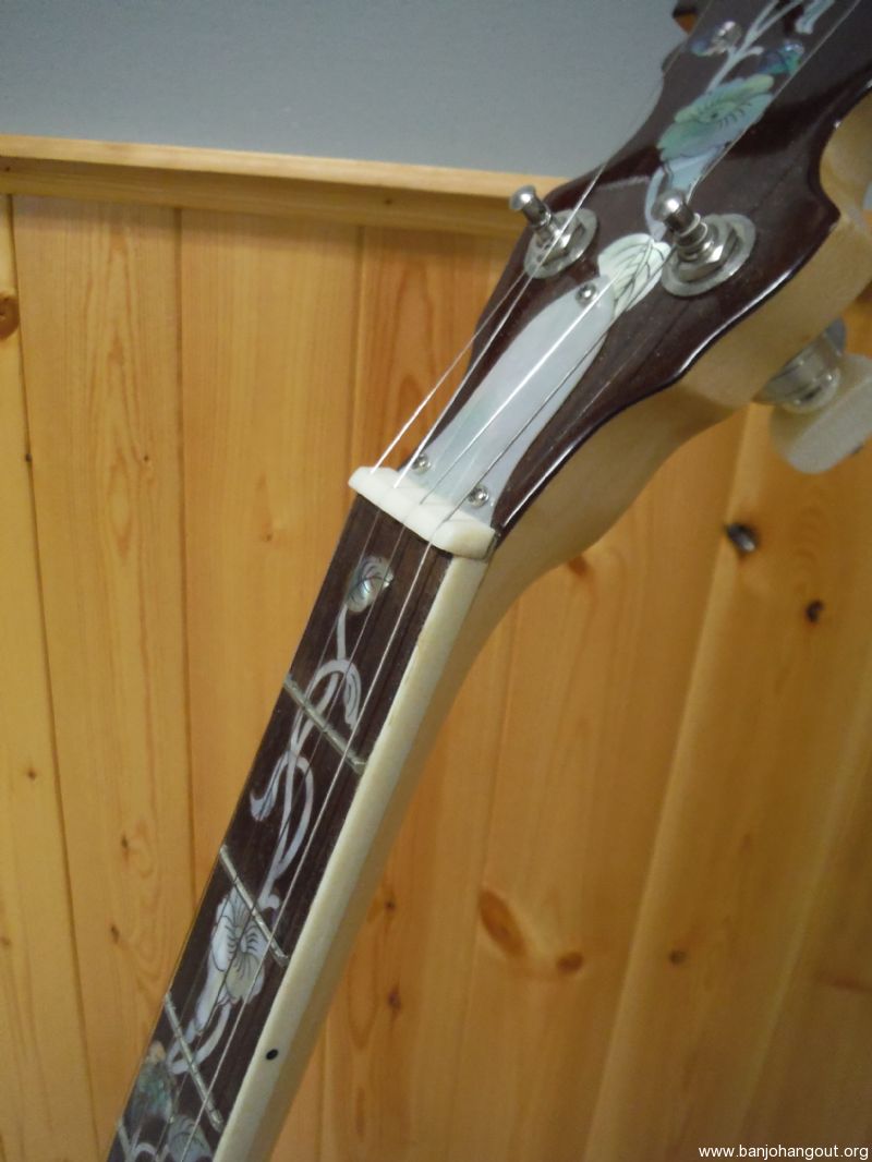 Left Handed Open Back Banjo Used Banjo For Sale at