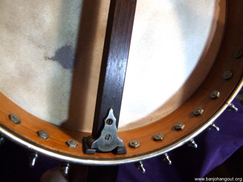 An unmarked 1800's 7 String Banjo possibly Dallas or London made.(SOLD
