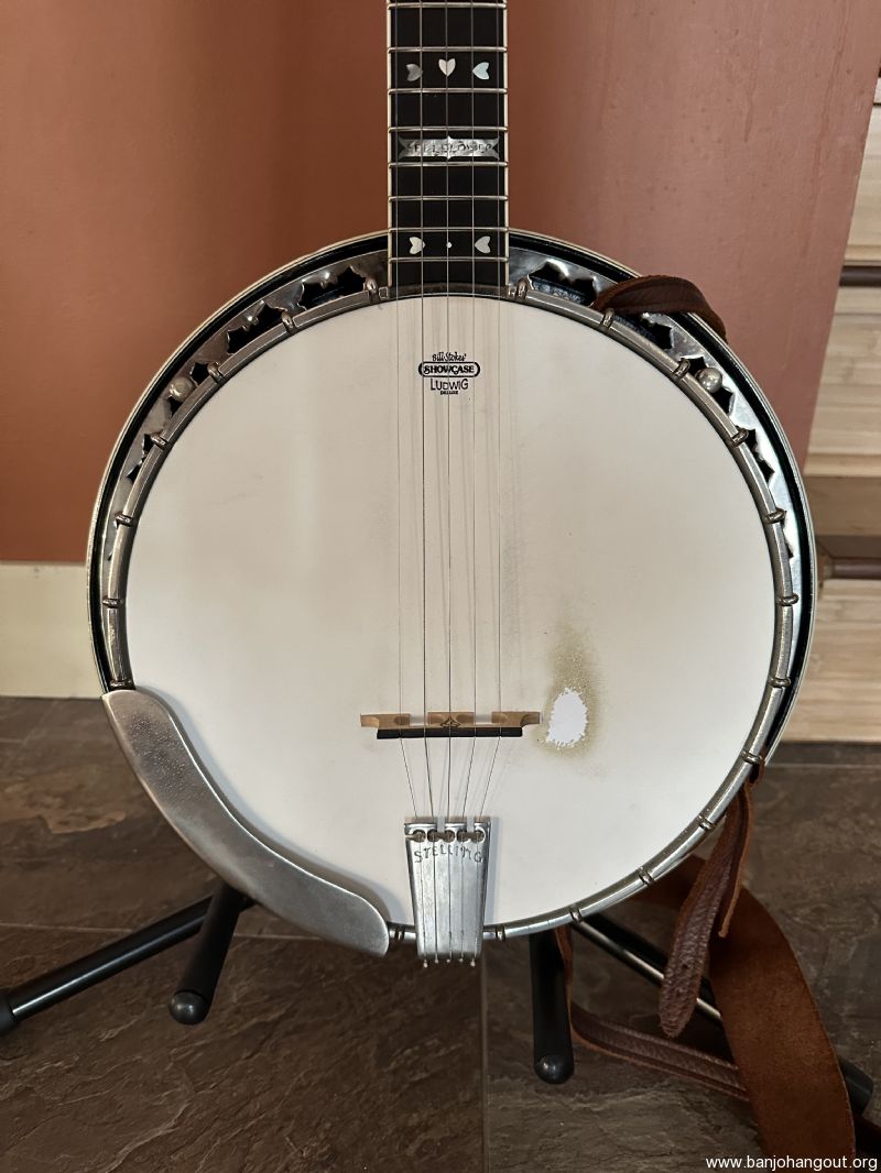 1983 Stelling Bellflower Used Banjo For Sale at