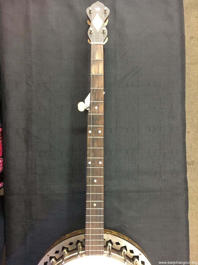 PreWar Banjo, likely Slingerland, W/ Grover Patent Presto tail Used
