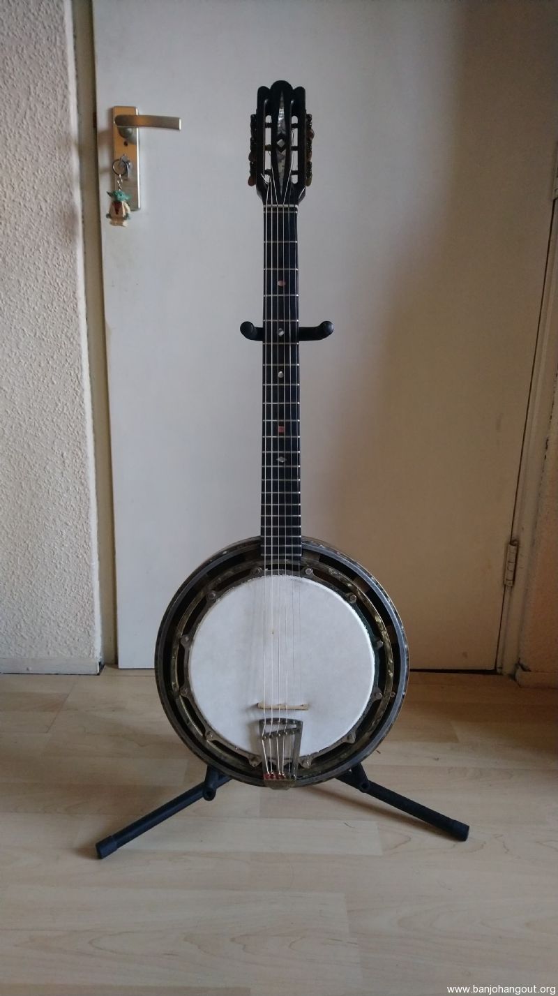 Clavero Banjo Guitar Used Banjo For Sale at