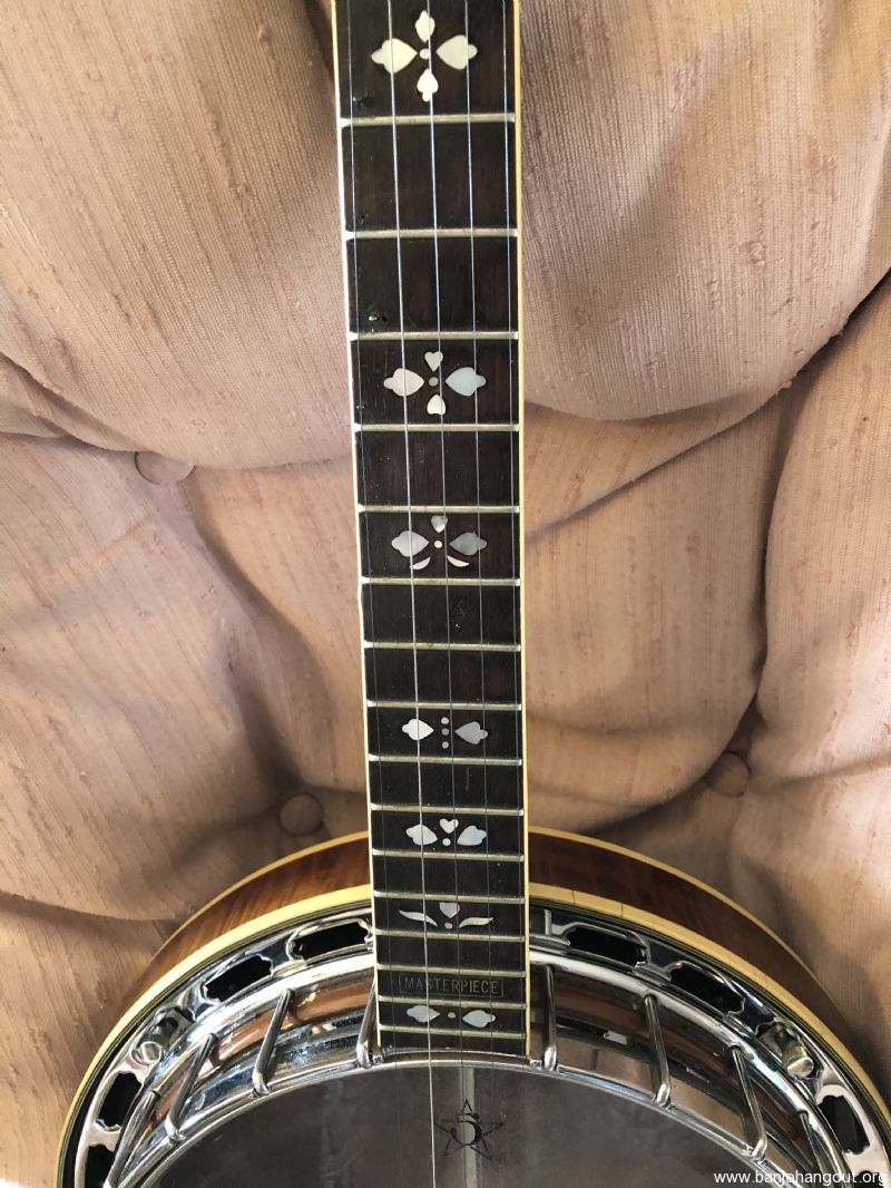 VNTG MASTERPIECE 5 STRING RESONATOR BANJO INLAY Used Banjo For Sale
