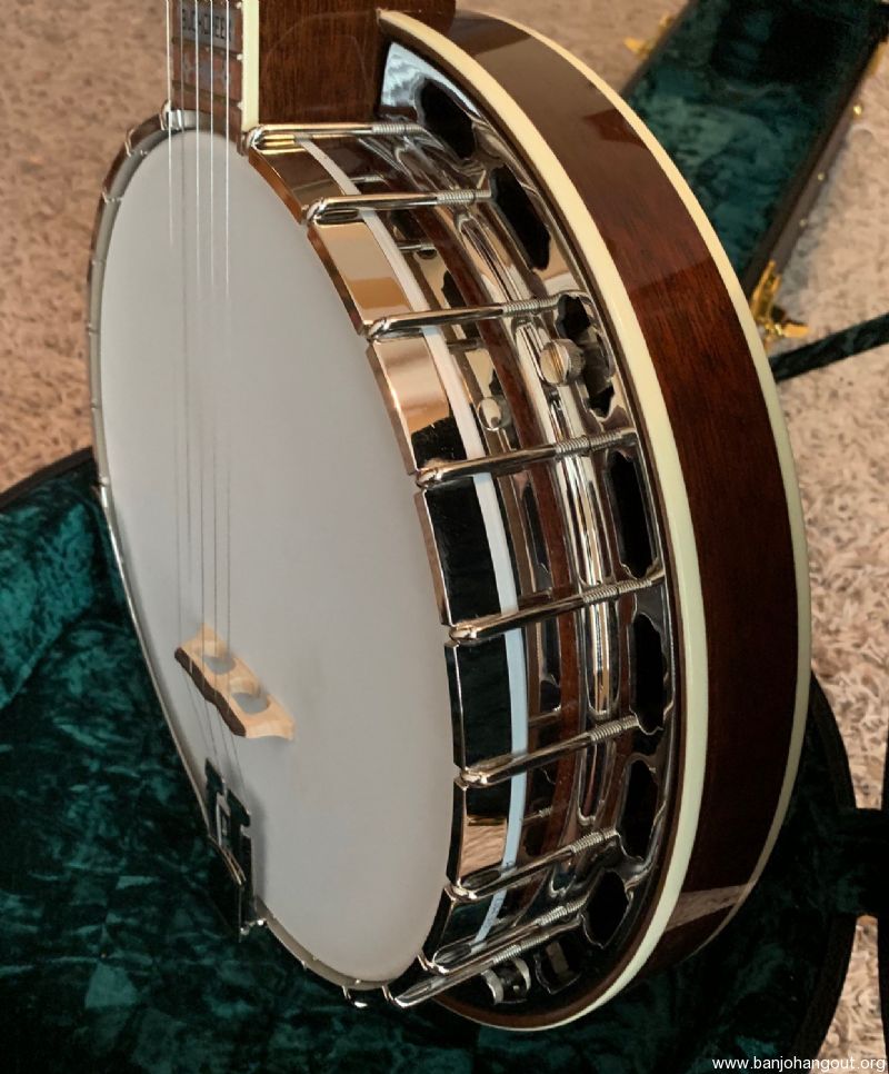 2020 Hatfield Buckcreek Mahogany Used Banjo For Sale at