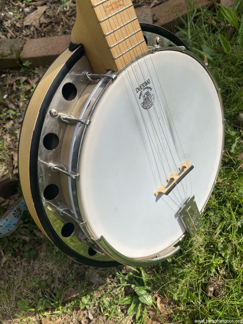 Deering Goodtime 2 Resonator 5 String Banjo with 5th string capo and 1/
