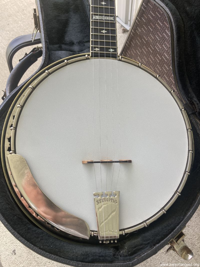 Stelling White Star banjo Used Banjo For Sale at